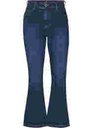 Korkeavyötäröiset Ellen bootcut-farkut, Dark Blue
