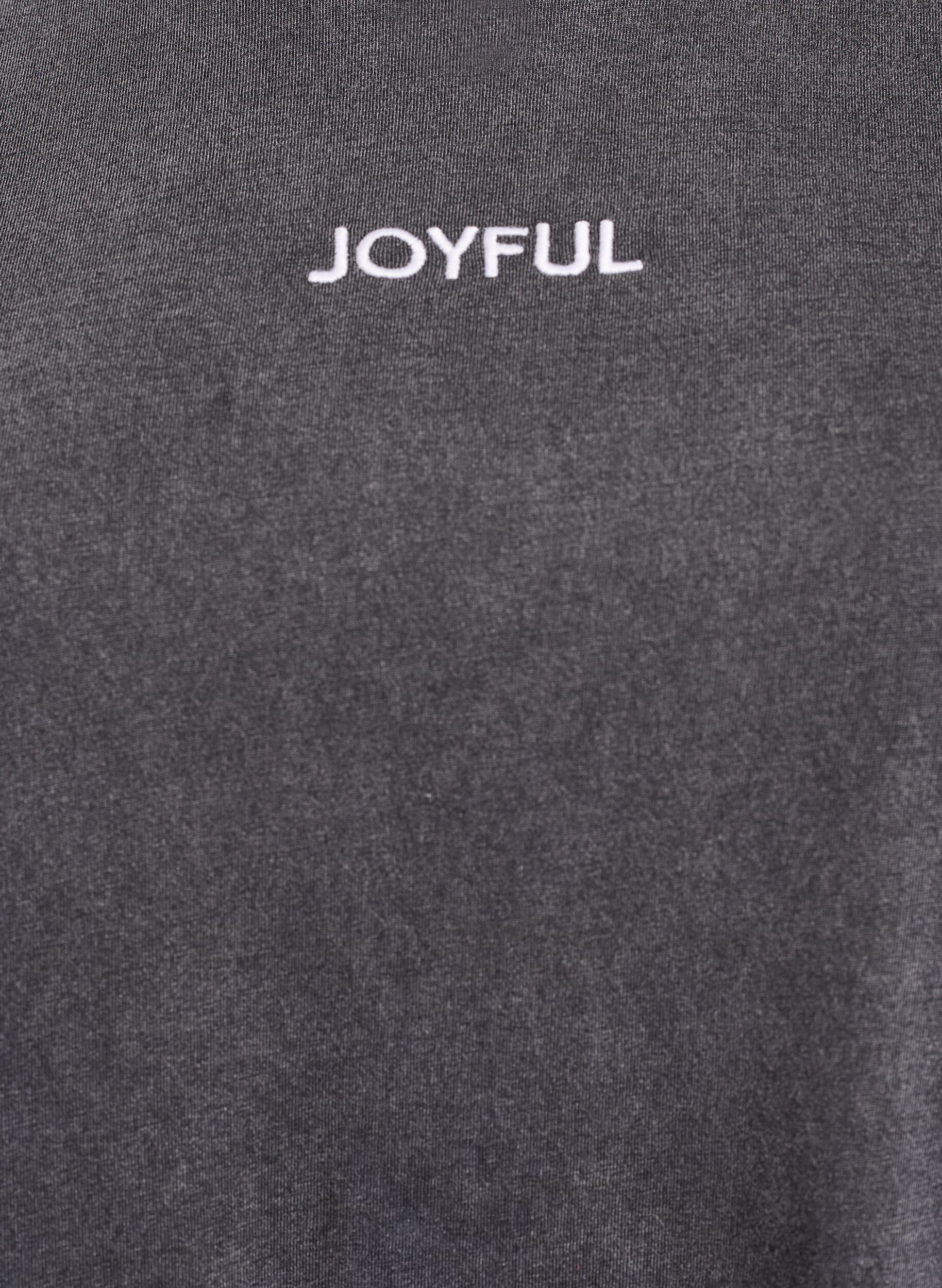 Zizzi Luomupuuvillainen T-paita takapainatuksella, Harmaa, Packshot image number 2