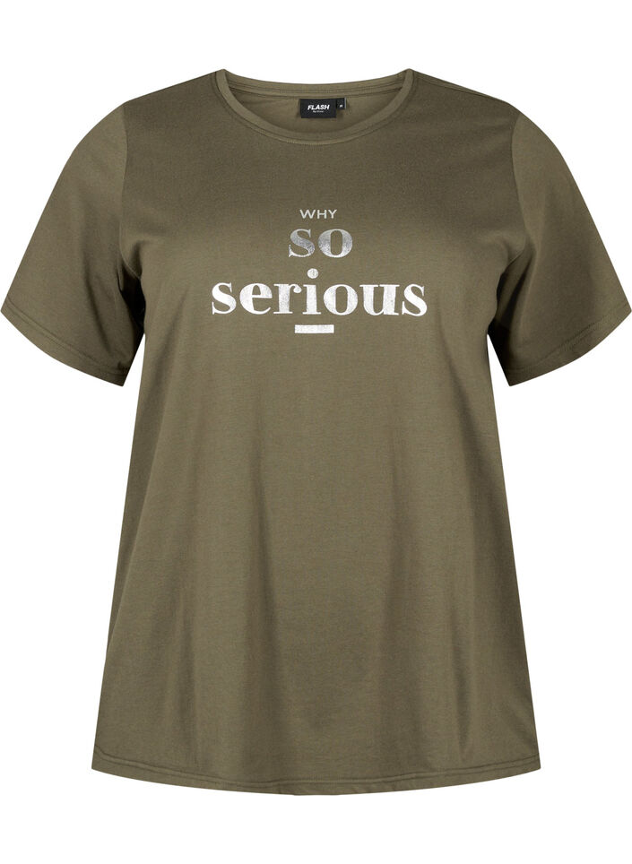 FLASH – kuviollinen t-paita, Ivy Green, Packshot image number 0