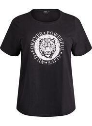 T-paita printill&auml;, Musta