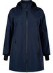 Softshell-takki irroitettavalla hupulla, Sininen, Packshot image number 0