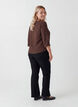 Pusero 3/4-hihoilla, Ruskea, Model image number 2