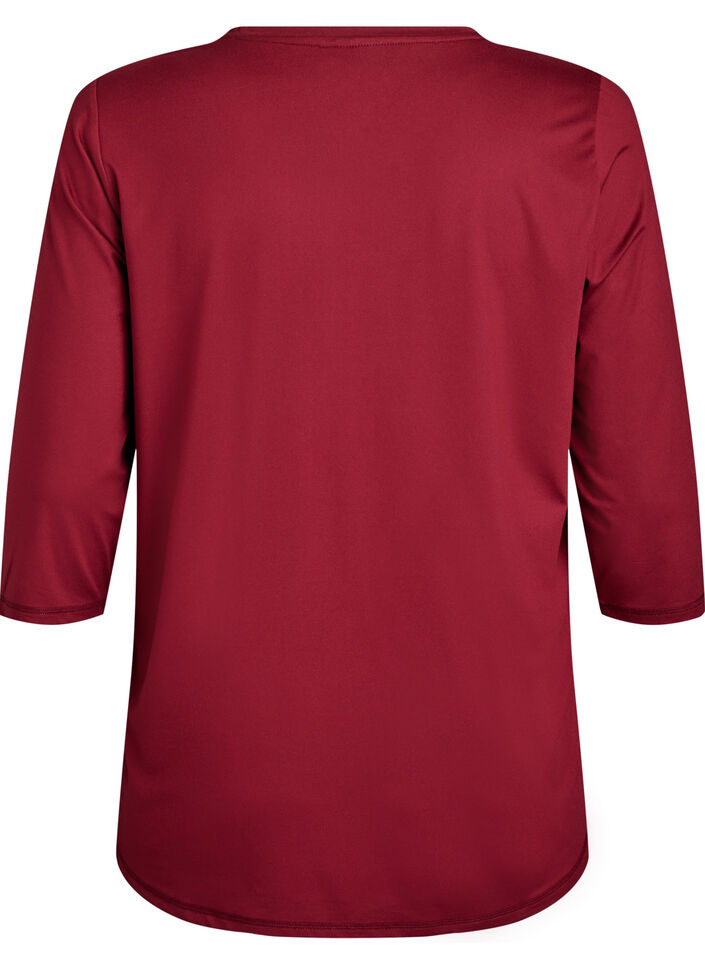 Treenipusero 3/4-hihoilla, Punainen, Packshot image number 1