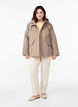 Lyhyt kev&auml;ttakki irrotettavalla hupulla, Beige, Model image number 1