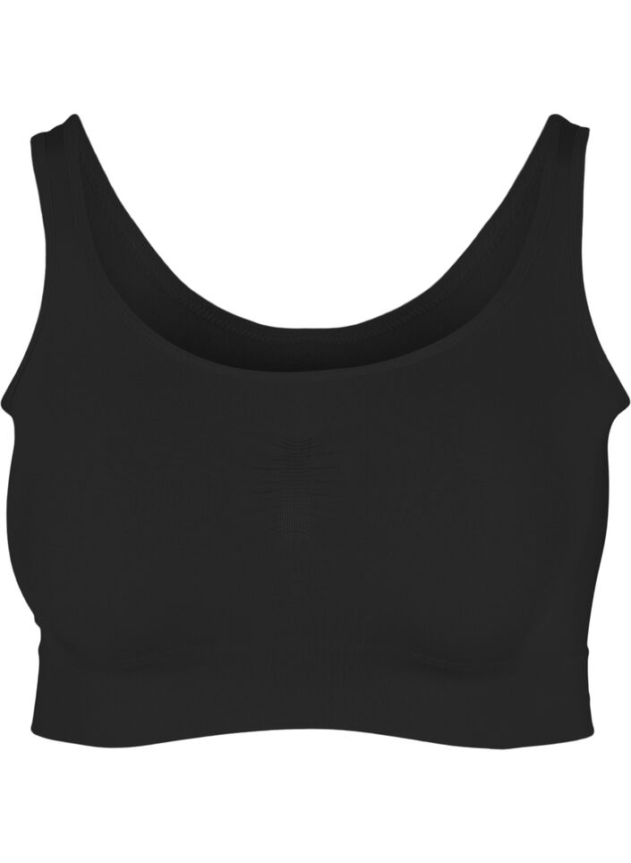 Pehme&auml;t rintaliivit ilman toppausta, Musta, Packshot image number 0