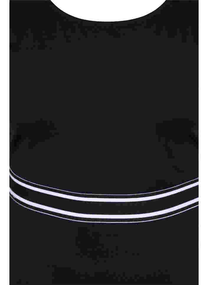 Uimapuku pyöreällä pääntiellä, Black, Packshot image number 2