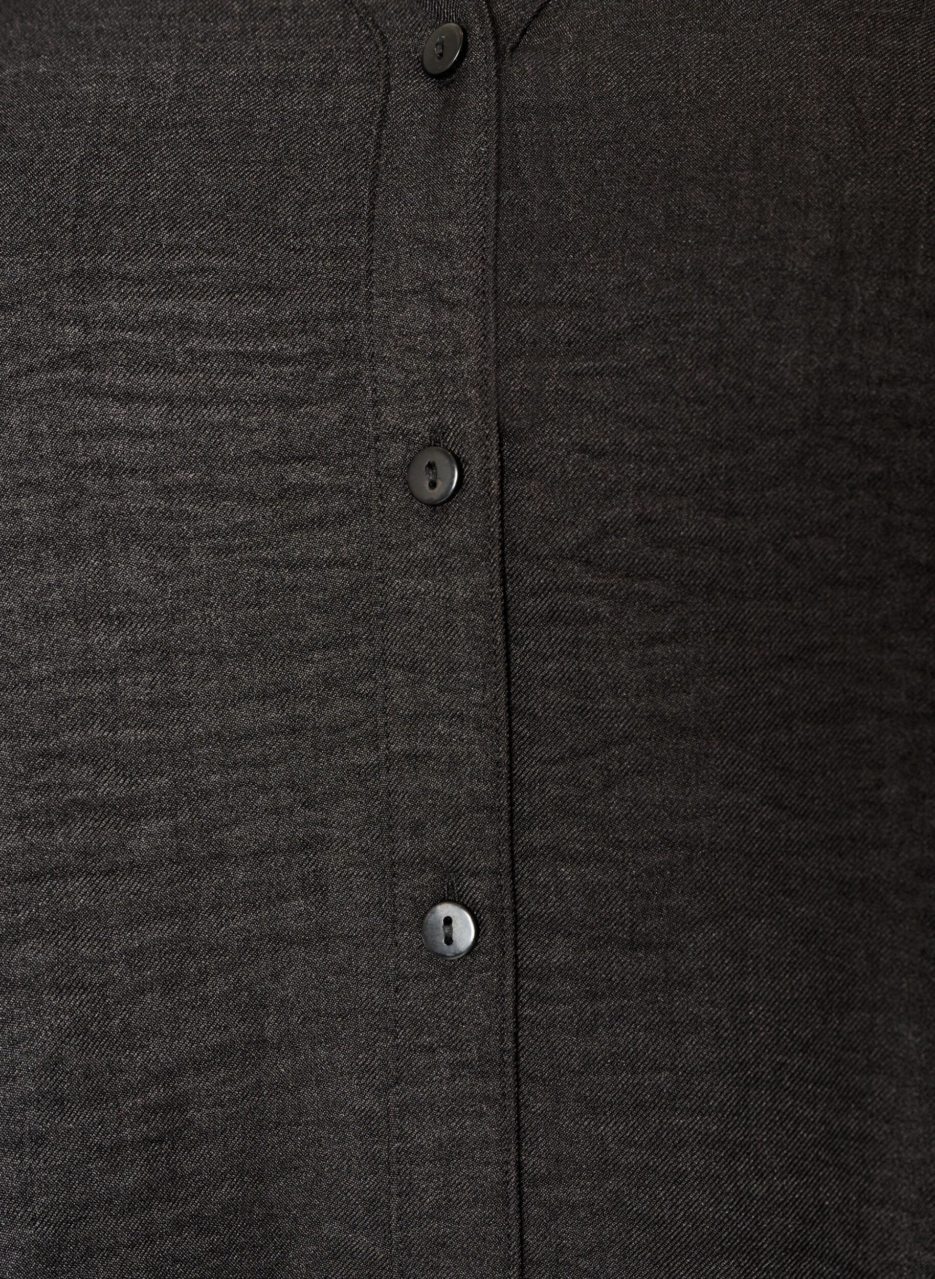 ZizziRento paita V-p&auml;&auml;ntiell&auml;, Musta, Packshot image number 2