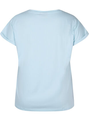 Puuvillainen t-paita broderi anglaisella, Winter Sky, Packshot image number 1