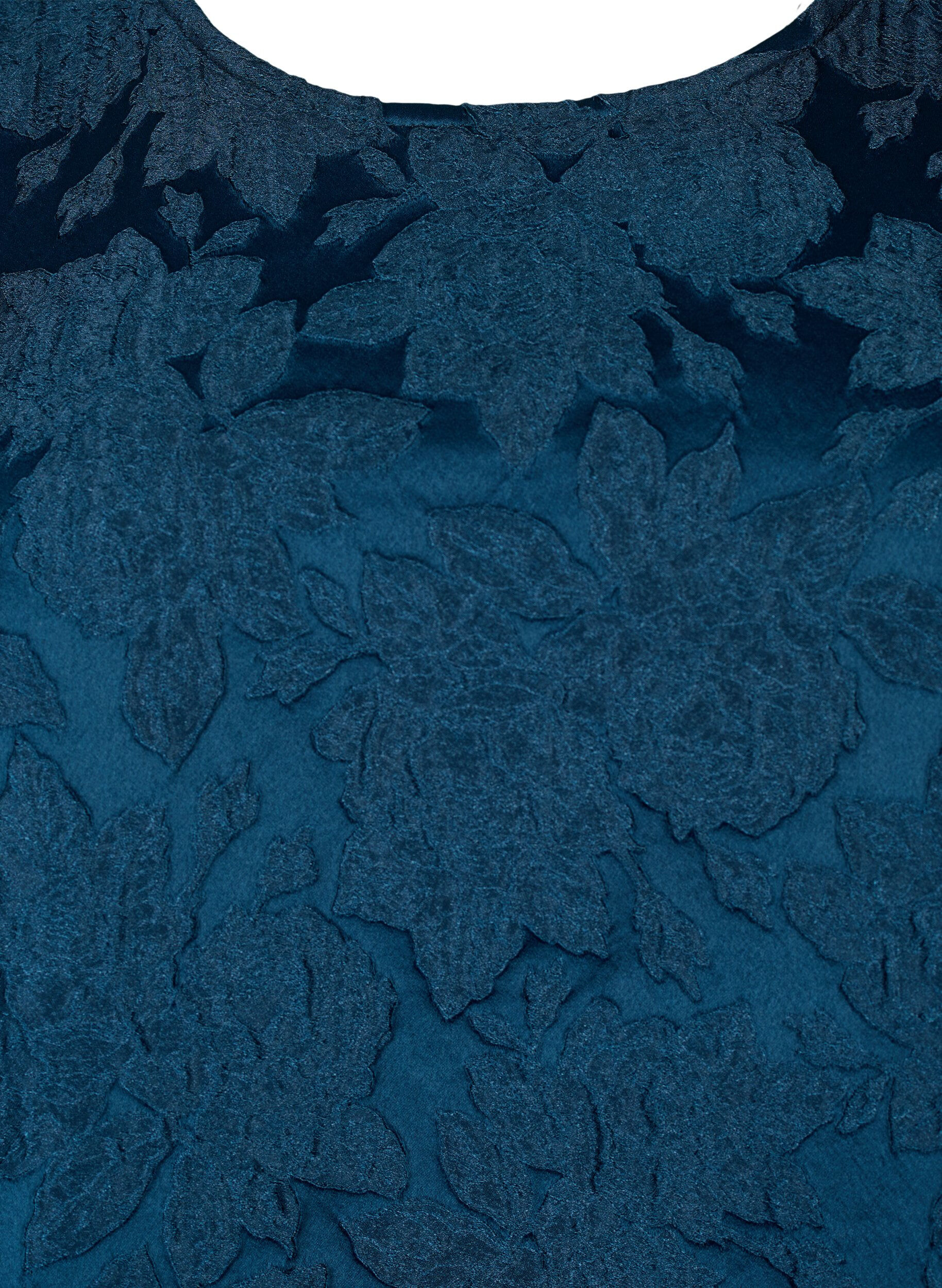 Zizzi Jakardipusero 3/4-hihoilla, Titan, Packshot image number 2