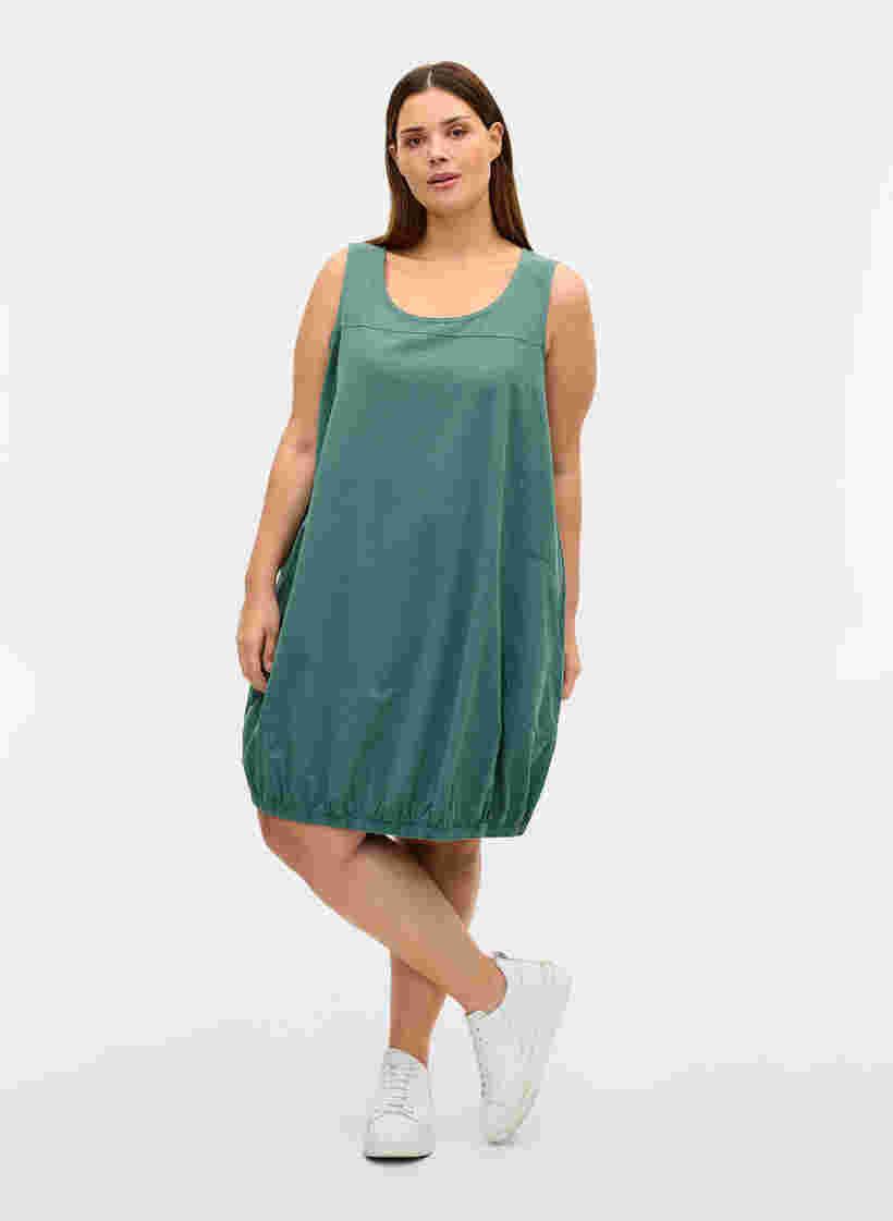 Hihaton mekko puuvillasta, Sea Pine, Model image number 2