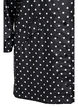 Pilkullinen sadetakki hupulla, Black W/White Dot, Packshot image number 3