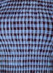 Smokkiblouse gingham -ruudullisella kuosilla ja r&ouml;yhel&ouml;helmalla, Sininen, Packshot image number 2
