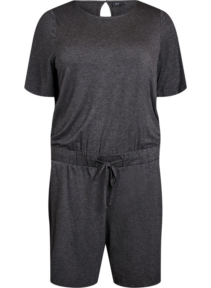 Shortsit jumpsuit, Harmaa, Packshot image number 0