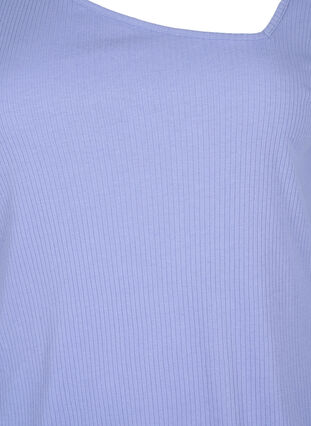 Pitkähihainen T-paita, jossa epäsymmetrinen leikkaus, Lavender Violet, Packshot image number 2