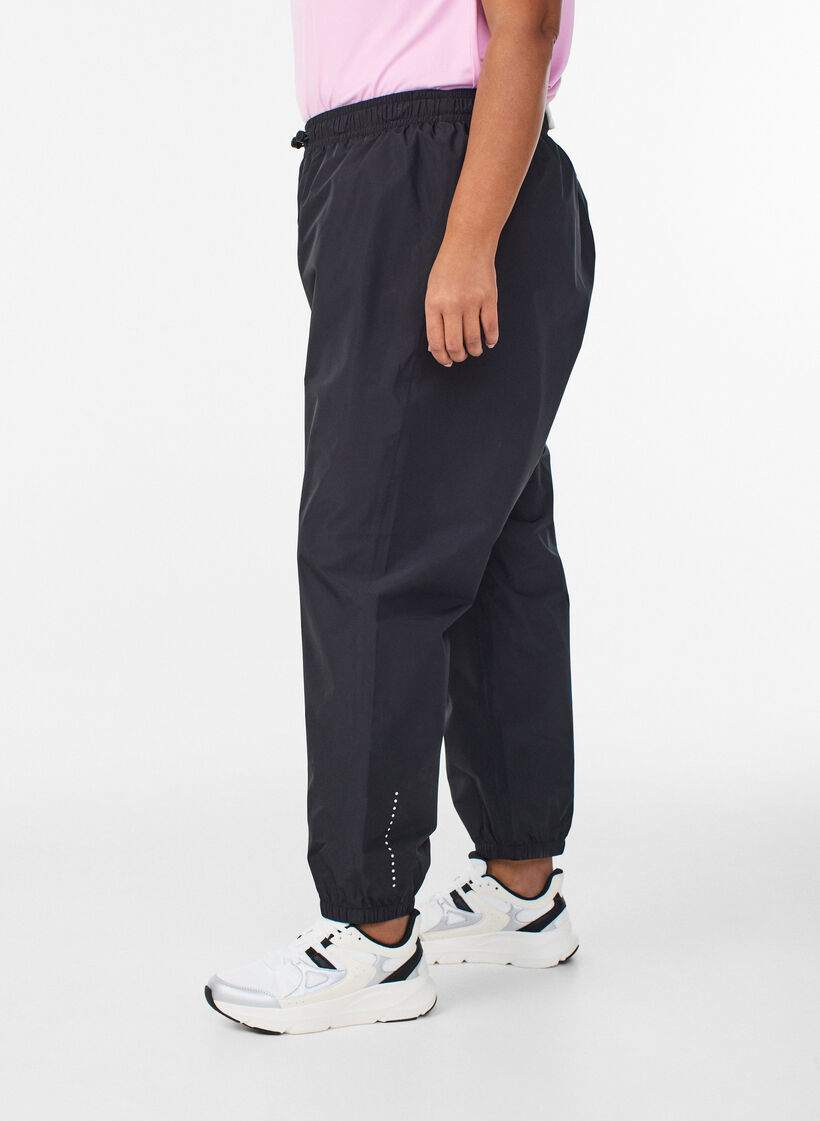 Sadehousut heijastimilla, Musta, Model image number 0