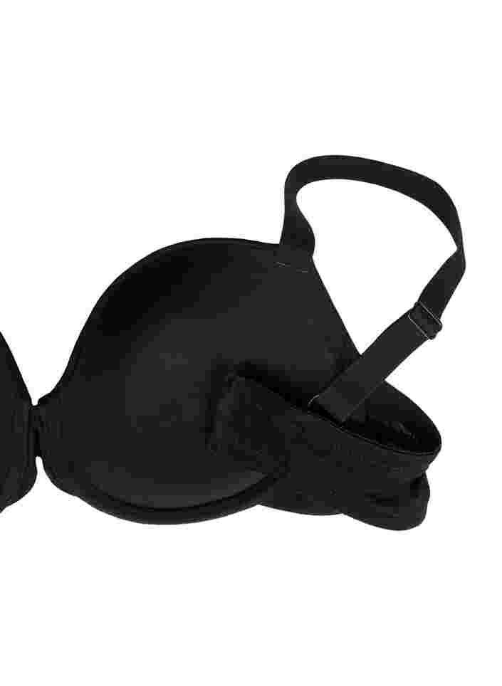 Topatut rintaliivit kaarituella, Black, Packshot image number 3