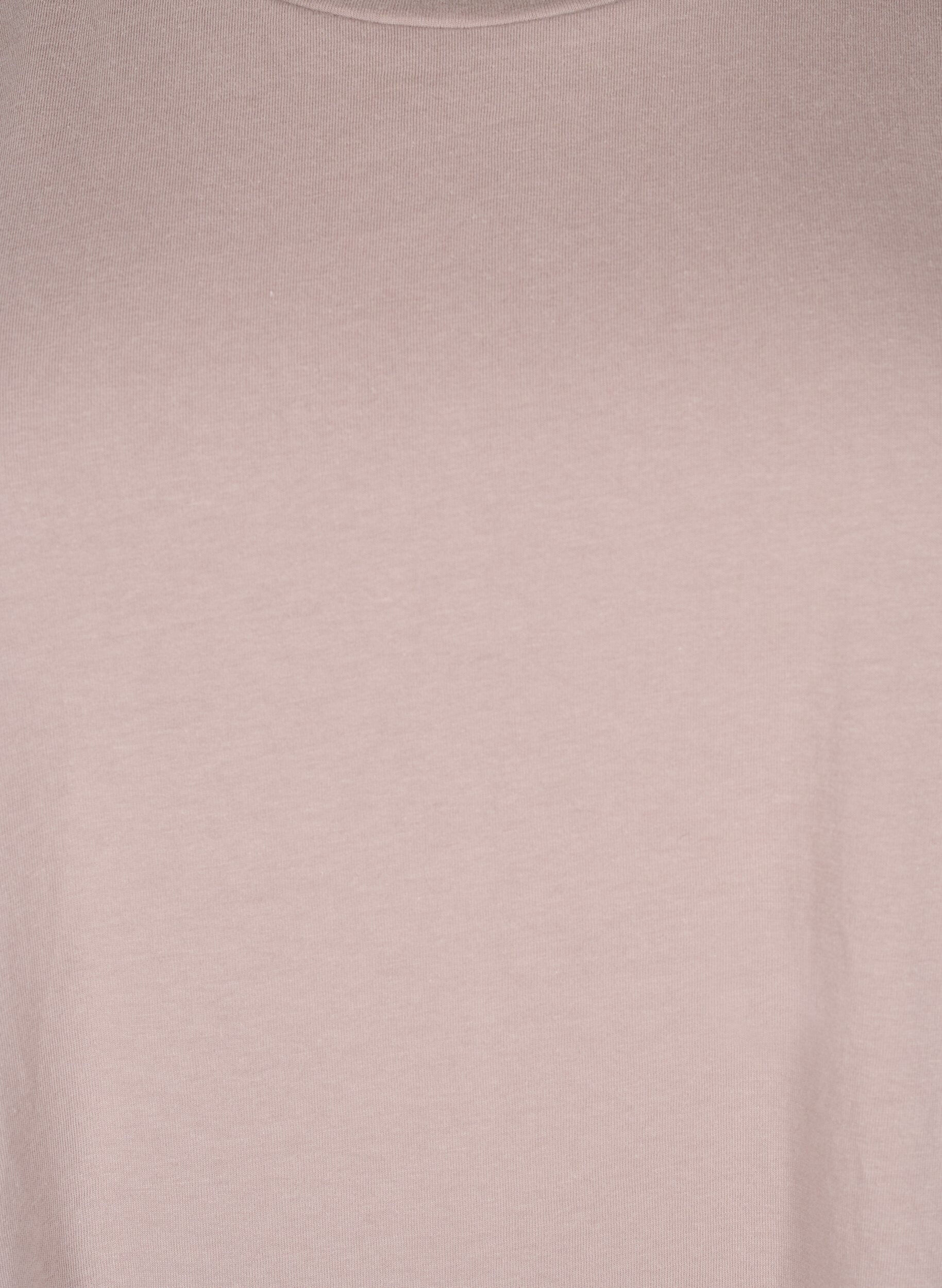 Zizzi Lyhythihainen puuvillasekoitteinen T-paita, Punainen, Packshot image number 2