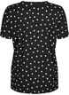 FLASH - T-paita kuosilla ja v-aukolla, Black Dot, Packshot image number 1
