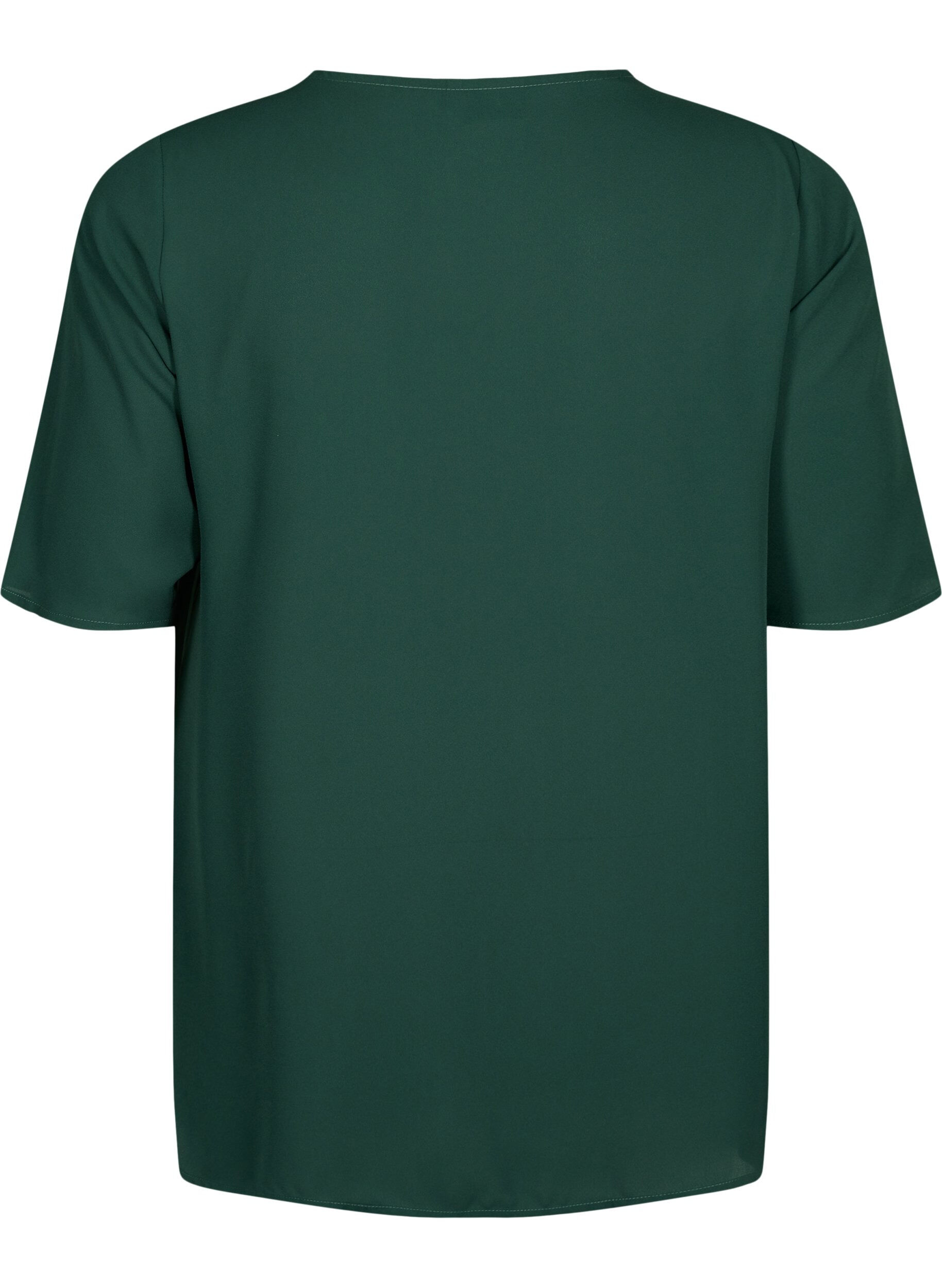 Zizzi V-p&auml;&auml;ntie pusero ny&ouml;rill&auml;, Scarab, Packshot image number 1