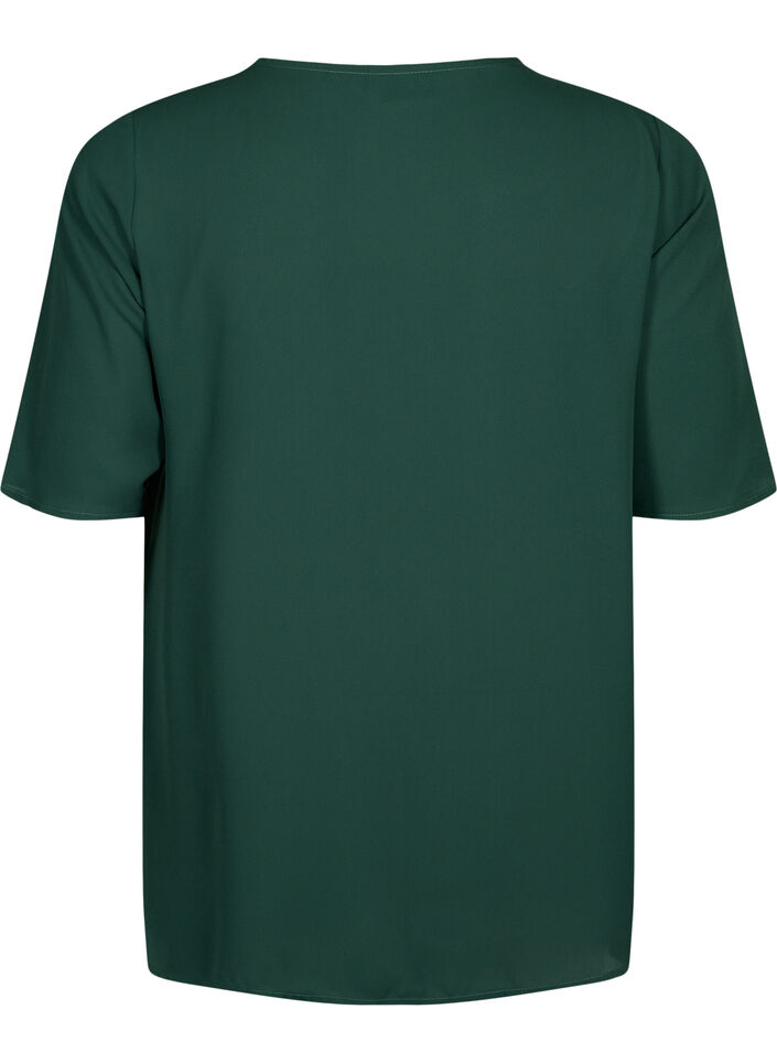 V-pääntie pusero nyörillä, Scarab, Packshot image number 1