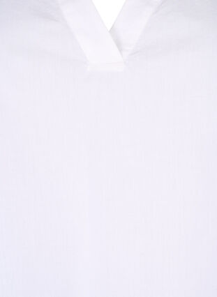 Hihaton puuvillatoppi röyhelöillä, Bright White, Packshot image number 2