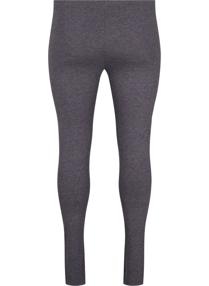 Harmaat meleeratut leggingsit, Dark Grey Melange, Packshot image number 1