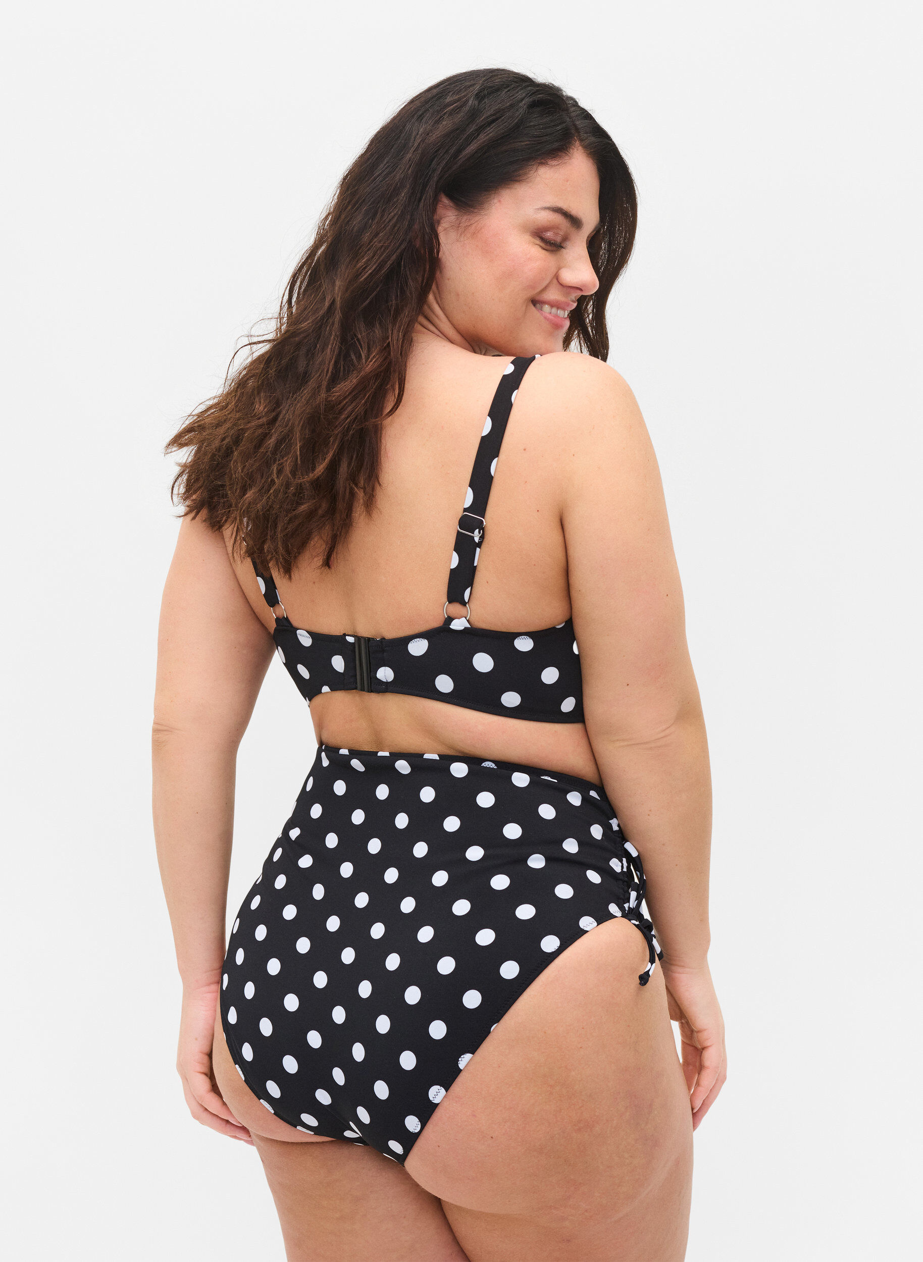 Zizzi Bikinialaosa printill&auml;, Dotted Print, Model image number 1