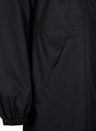 Tekninen takki, jossa on taskut ja huppu, Black, Packshot image number 3