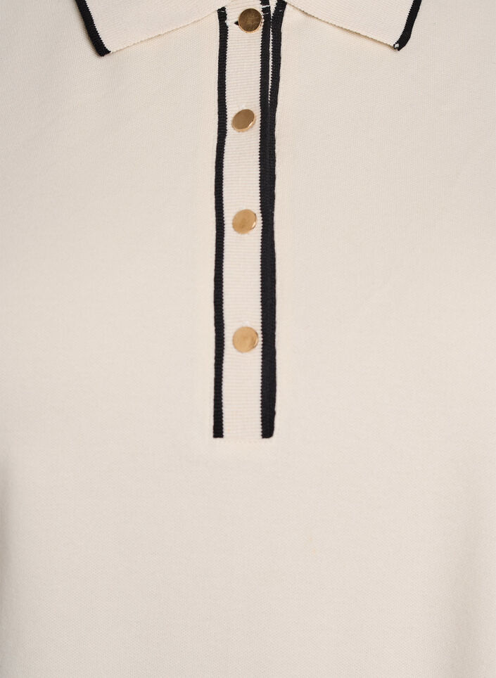 Lyhythihainen poolopaita, Beige, Packshot image number 2