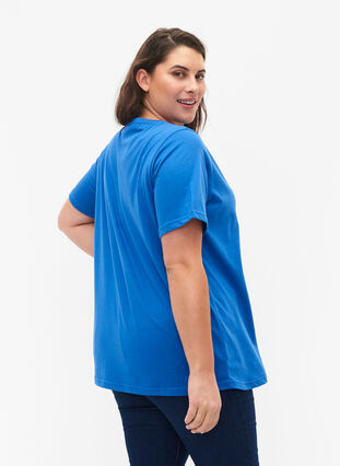 FLASH - T-paita pyöreällä pääntiellä, Strong Blue, Model image number 1