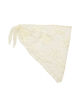 Kolmiomainen pitsihuivi, Beige, Packshot image number 0