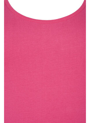 Yksivärinen perus paita puuvillasta, Hot Pink, Packshot image number 2