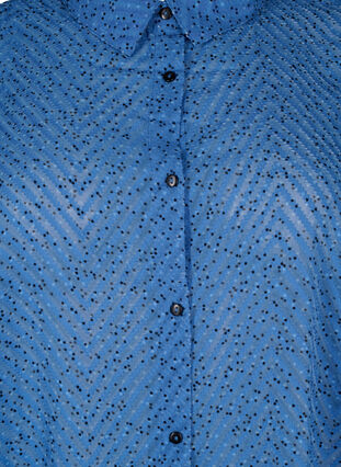 Pilkullinen paitamekko 3/4-hihoilla ja halkiolla, Riverside Dot, Packshot image number 2