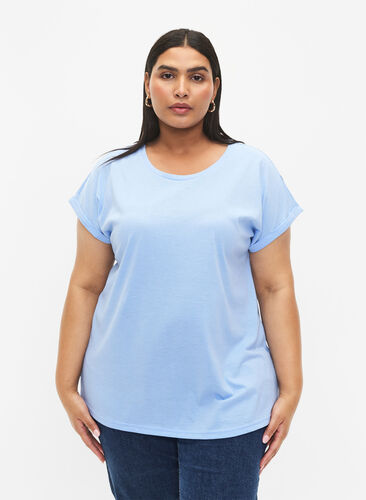 Lyhythihainen puuvillasekoitteinen T-paita, Serenity, Model image number 0