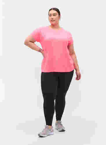 T-paita, Neon pink, Model image number 3