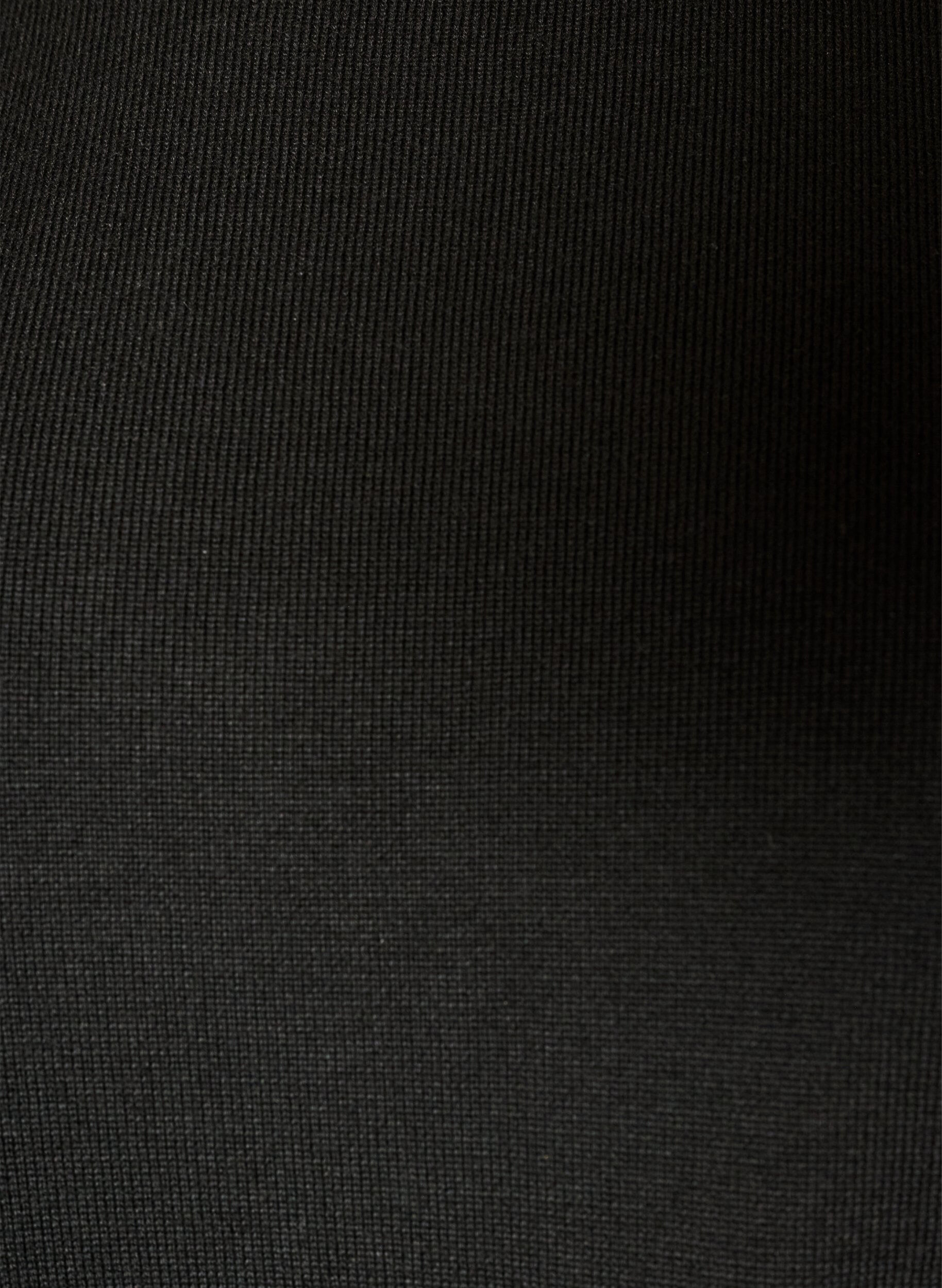 ZizziLyhyt neulemekko pitsihelmalla, Musta, Packshot image number 2