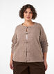 Neuletakki solmukiinnityksill&auml;, Beige, Model image number 0