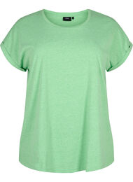 Neonvärinen puuvillainen t-paita, Neon Green