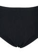 Korkeavyötäröinen krepattu bikinialaosa, Black, Packshot image number 2