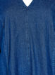 Lyhyt farkkumekko 3/4-hihoilla, Sininen, Packshot image number 2