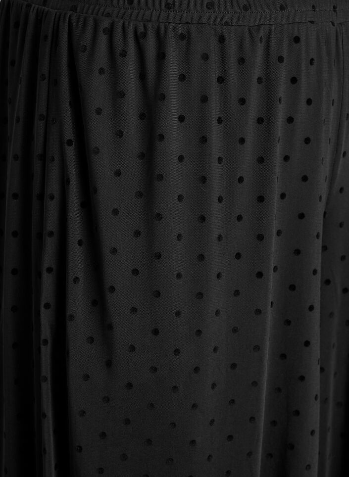 Pallokuviolliset mesh-housut, Musta, Packshot image number 2