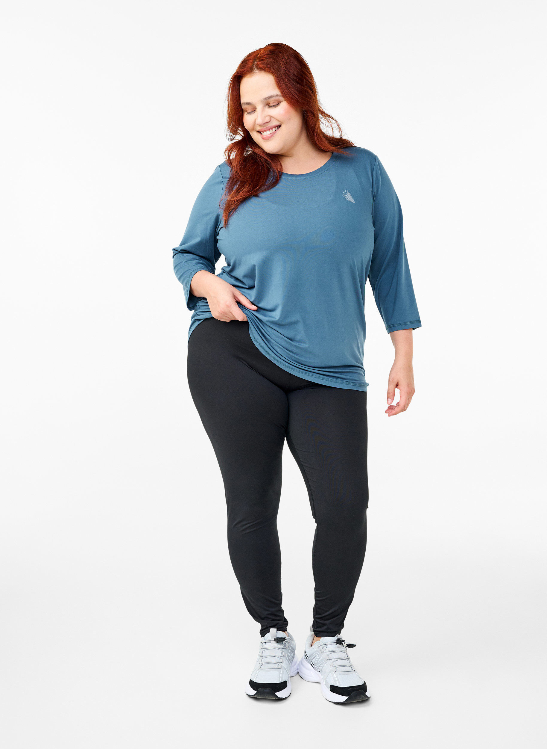 ZizziTreenipusero 3/4-hihoilla, Sininen, Model image number 1