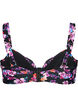 Kaarituelliset bikiniyl&auml;osa kuosilla, Violetti, Packshot image number 1