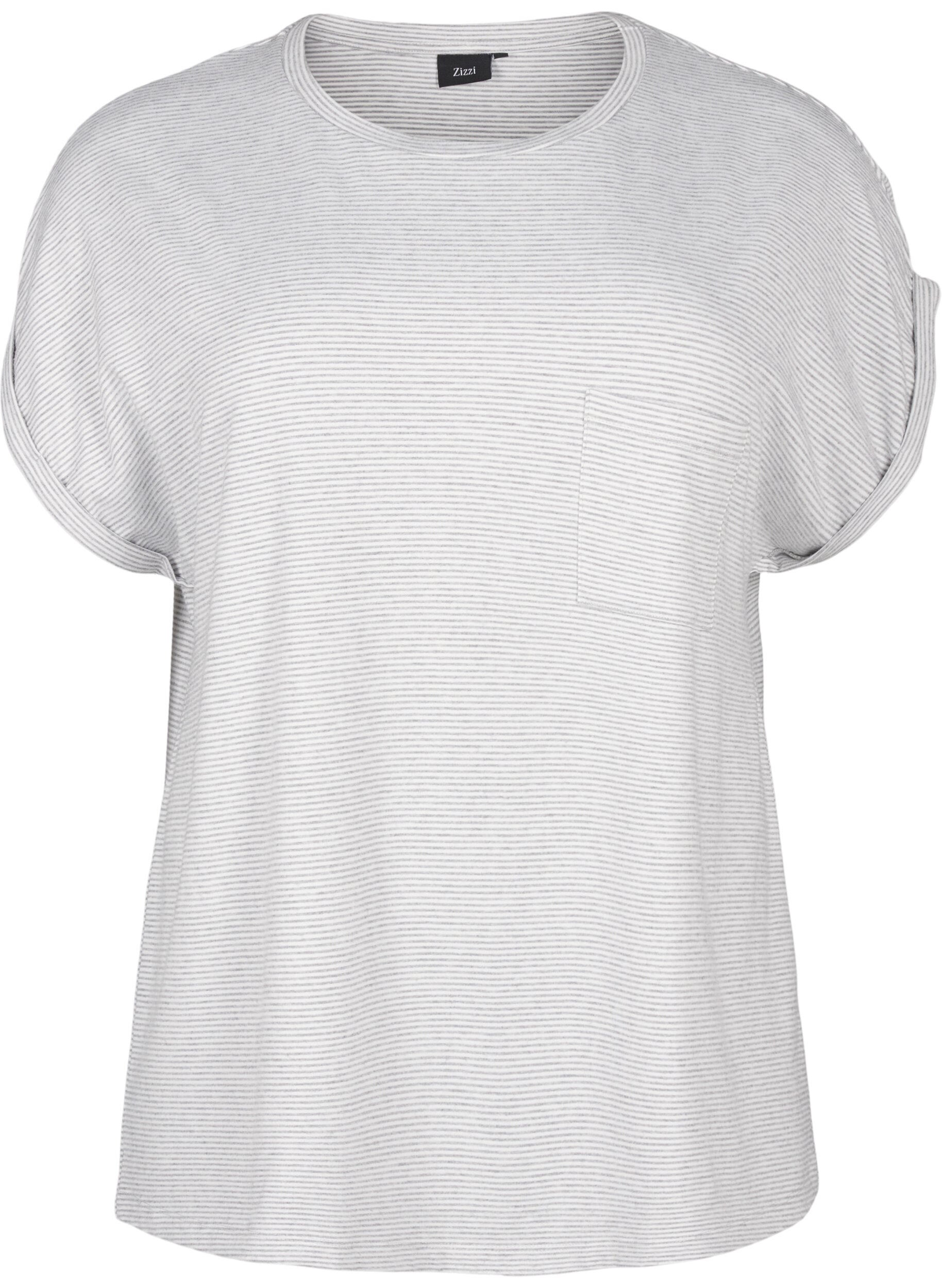 Raidallinen y&ouml;paita lyhyill&auml; hihoilla