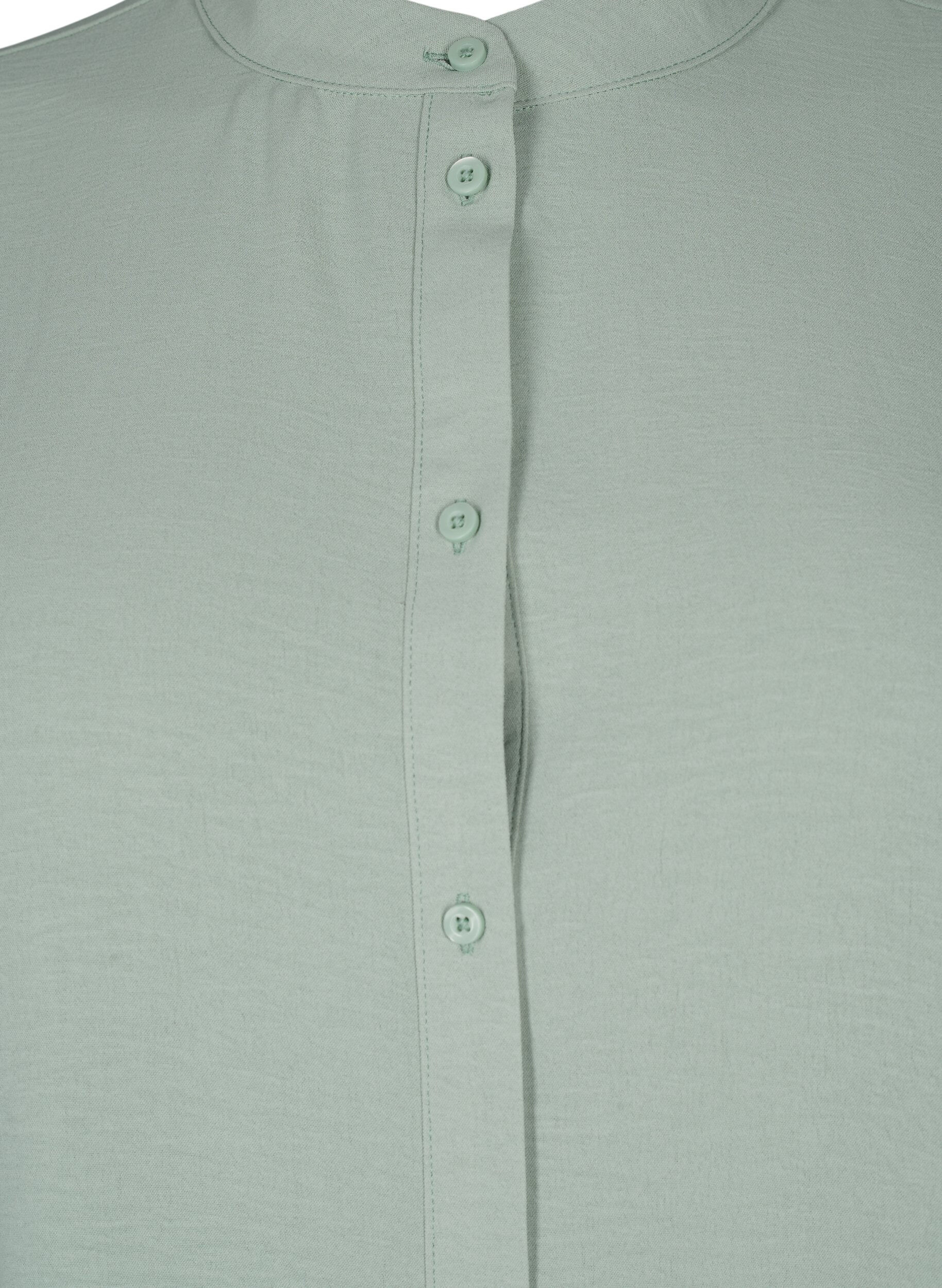 Zizzi Virkkauksin koristeltu paitapusero, Green Bay, Packshot image number 2