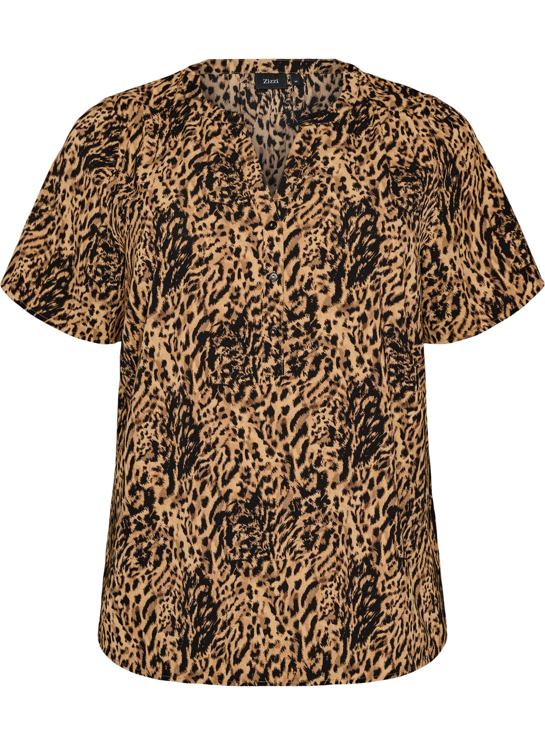 Pusero lyhyill&auml; hihoilla ja v-p&auml;&auml;ntiell&auml;