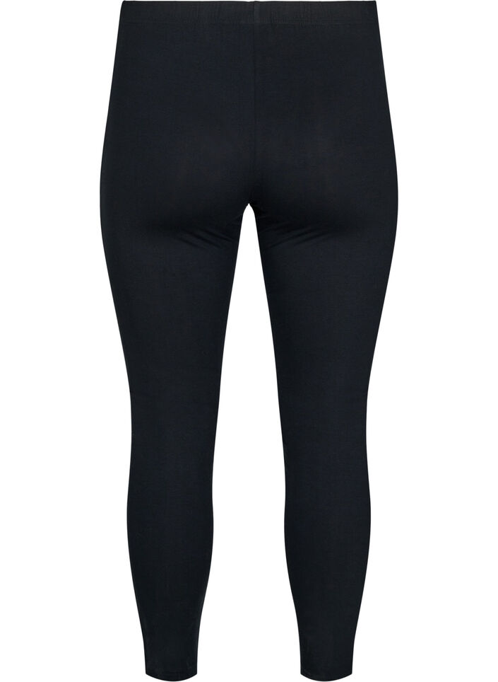 Leopardikuosiraidalliset viskoosileggingsit, Black W. Leo, Packshot image number 1