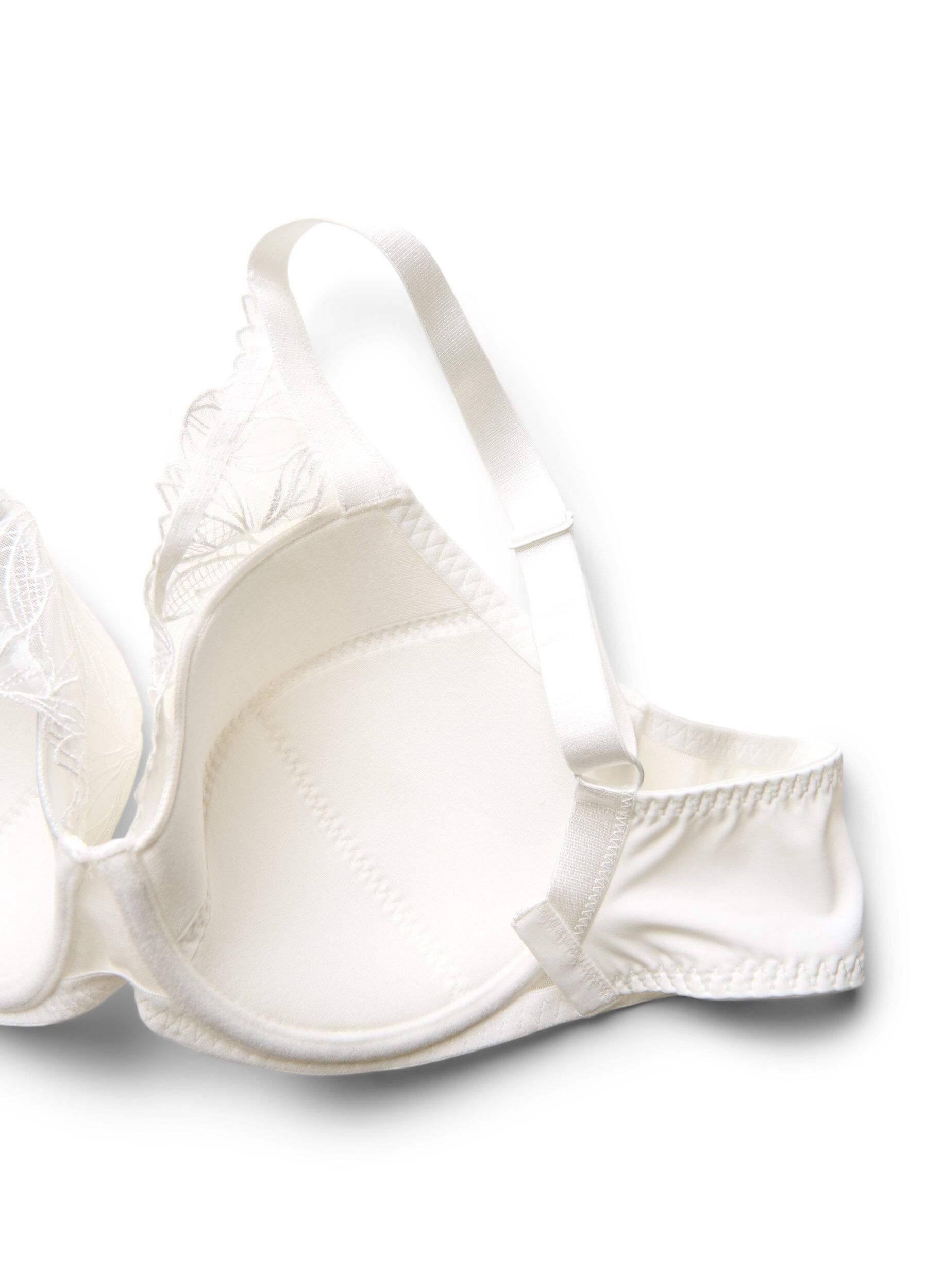 ZizziTopatut pitsirintaliivit kaaritukien kera, Valkoinen, Packshot image number 3