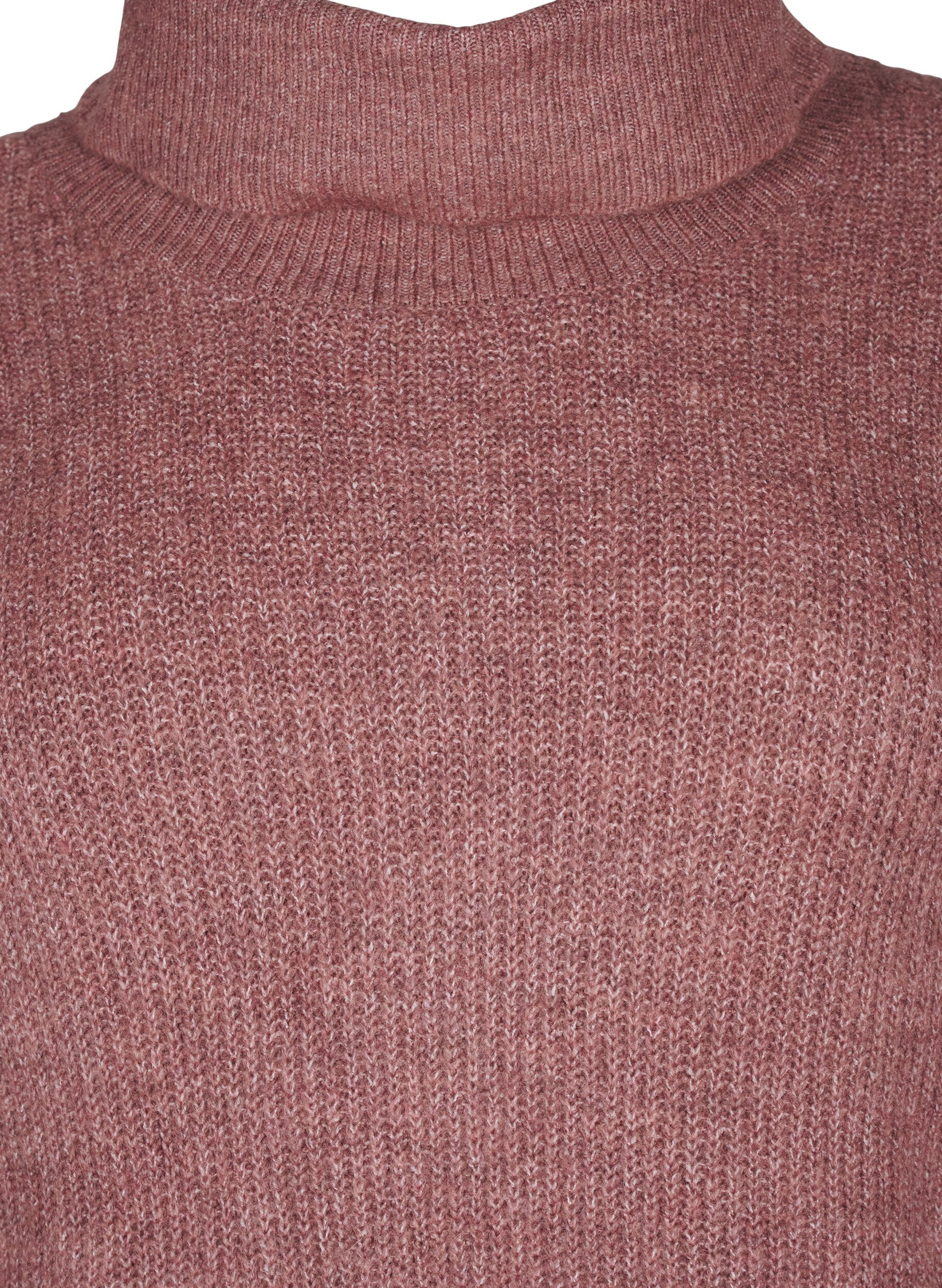 Zizzi FLASH - Neulemekko poolokauluksella, Punainen, Packshot image number 2