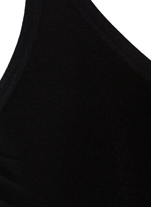 Shapewear-mekko ohuilla olkaimilla, Black, Packshot image number 3